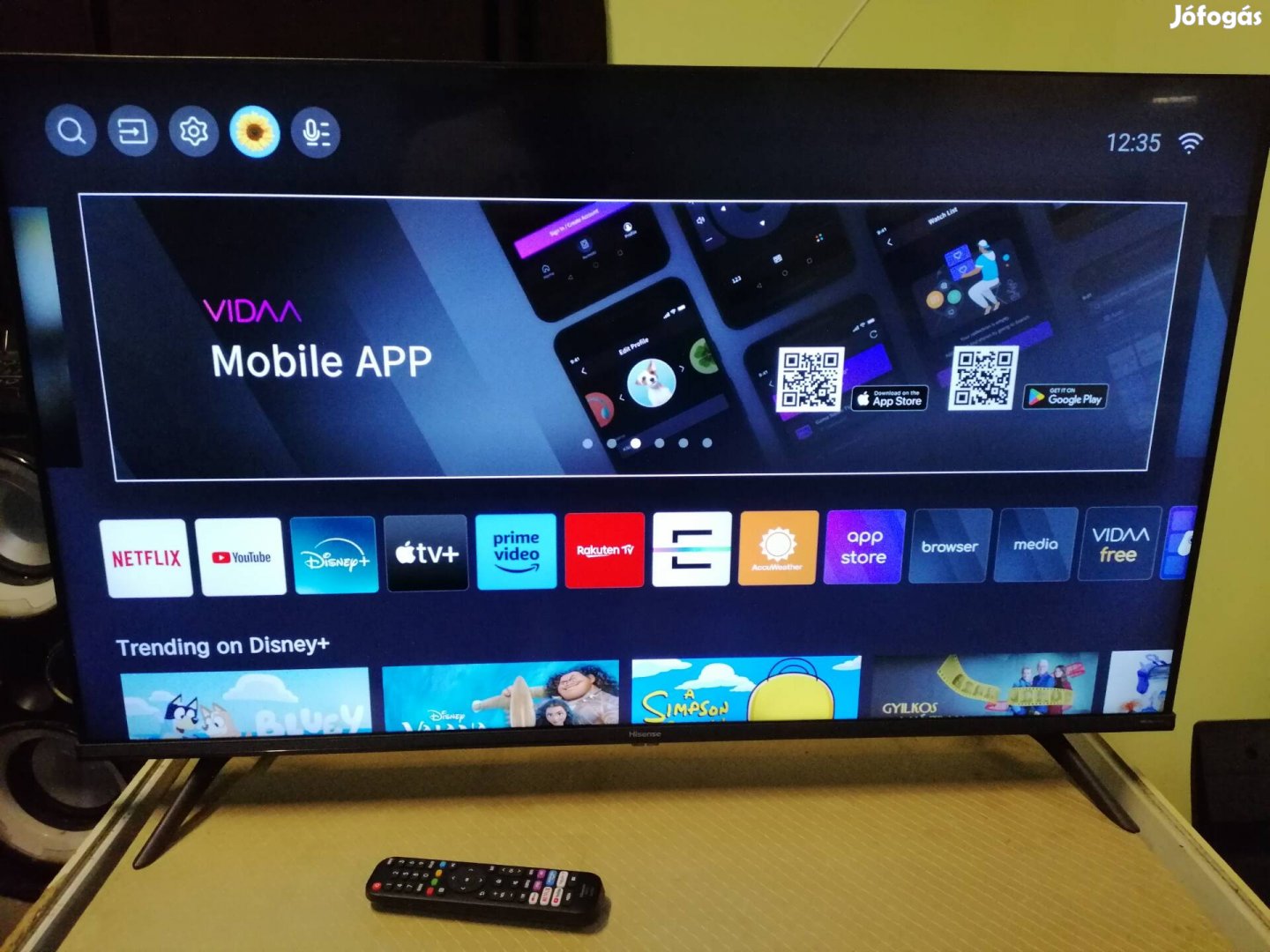 Hisense 43a6bg. 4k ultra hd smart led tv