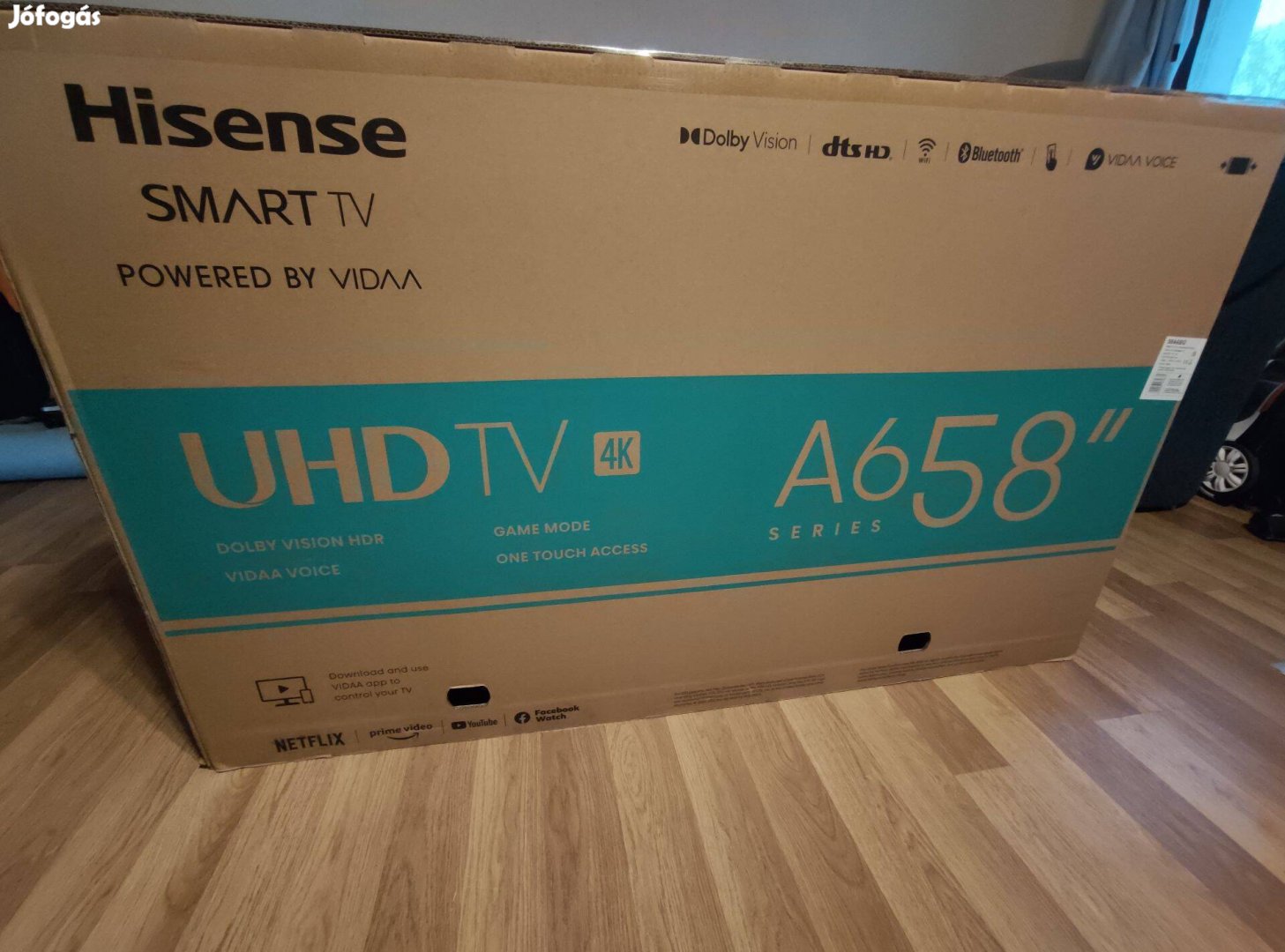 Hisense 4k LED okos TV 58" 146cm képátló 1 év garanciával