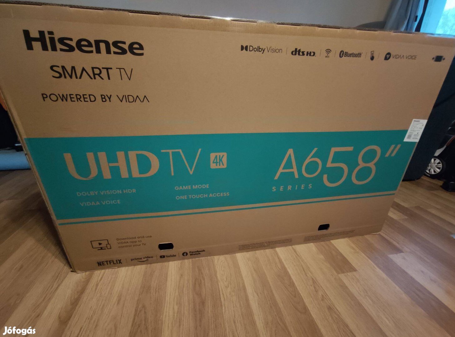 Hisense 4k LED okos TV 58" 146cm képátló 1 év garanciával