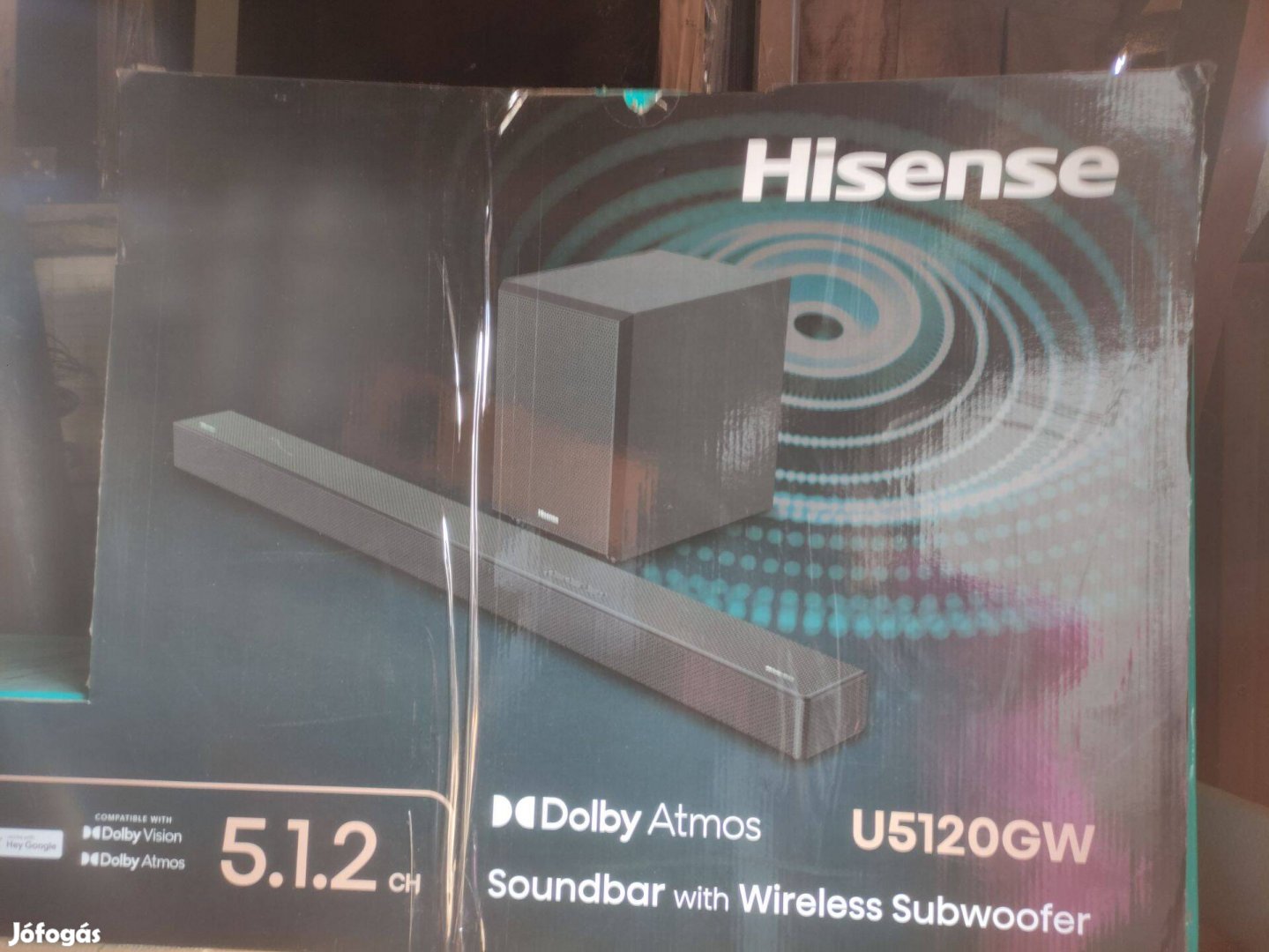 Hisense 5120gw 5.1.2 soundbar,hangprojektor eladó!