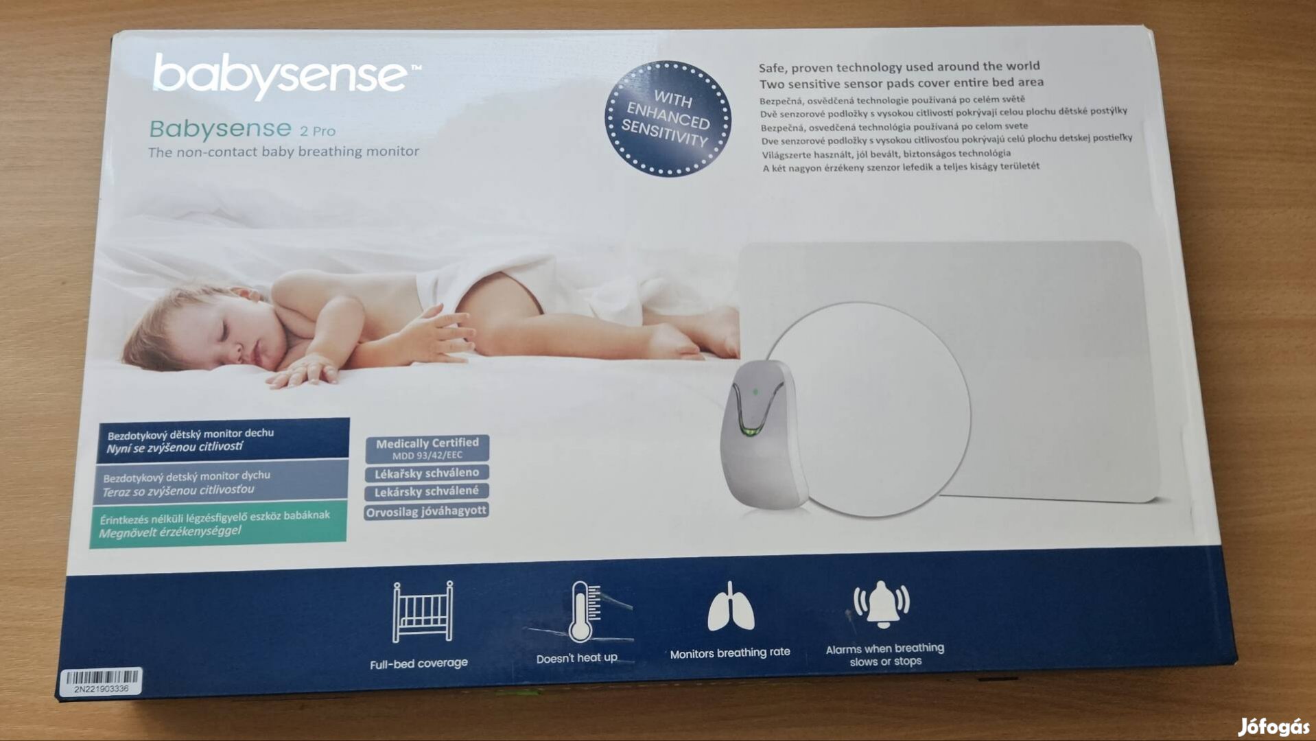 Hisense Babysense 2 Pro légzésfigyelő