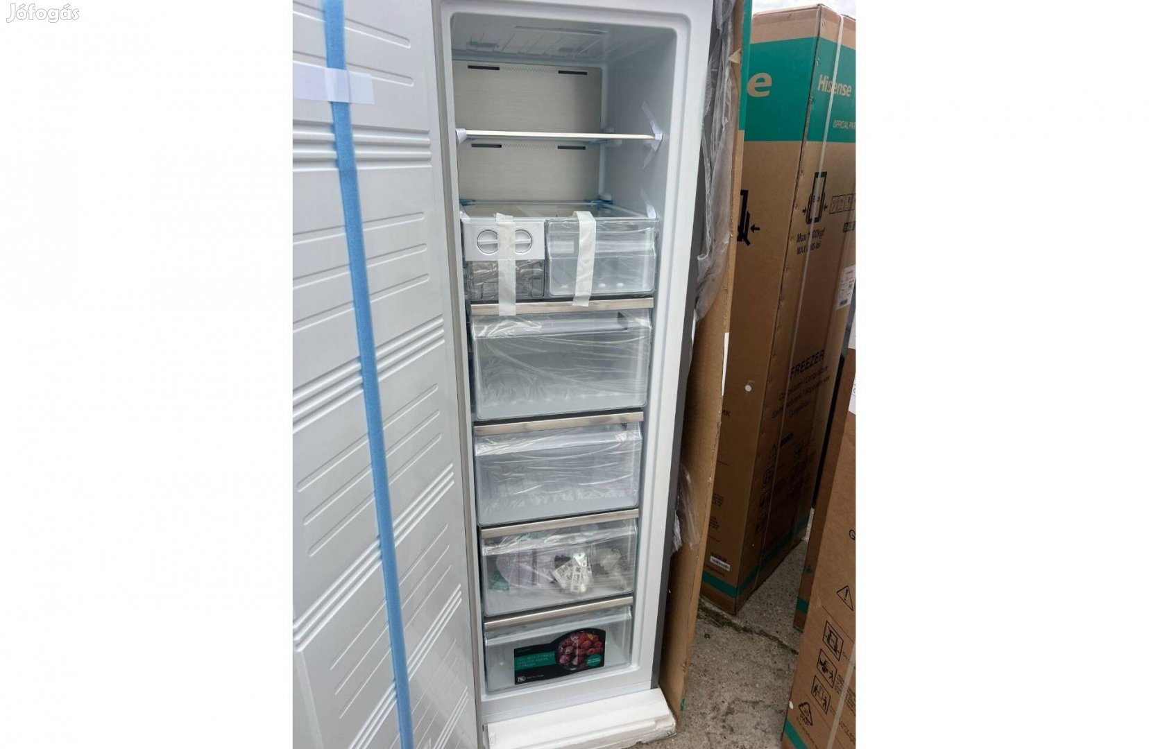 Hisense FV354N4BIE, 274 liter, no frost fagyasztó, 257e.ft helyett!!