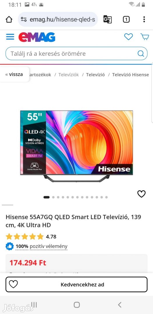 Hisense UHD TV