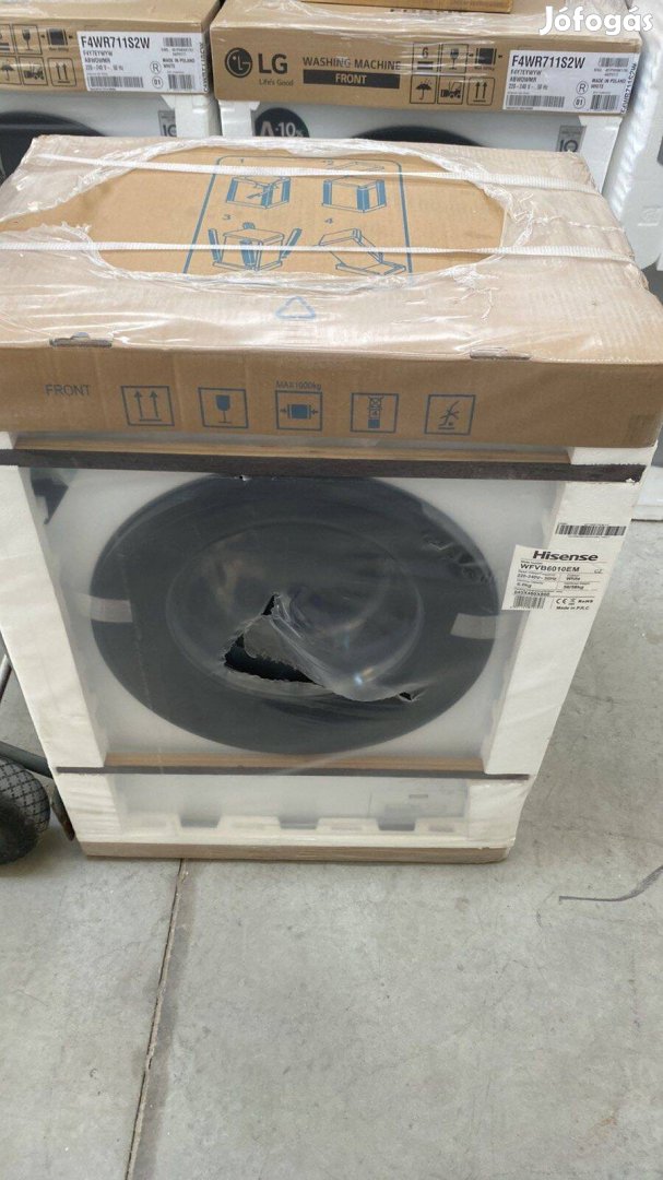 Hisense Wfvb6010EM elöltöltős mosógép