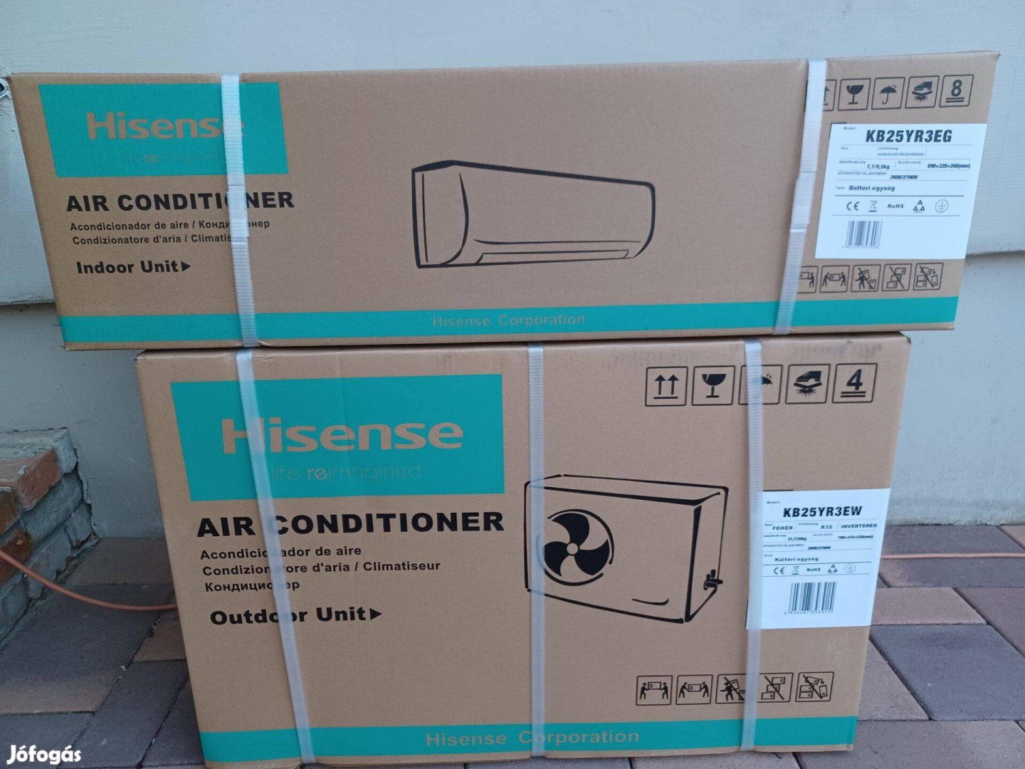 Hisense Wings Pro 2,5 kW klíma | tálcafűtés | WiFi