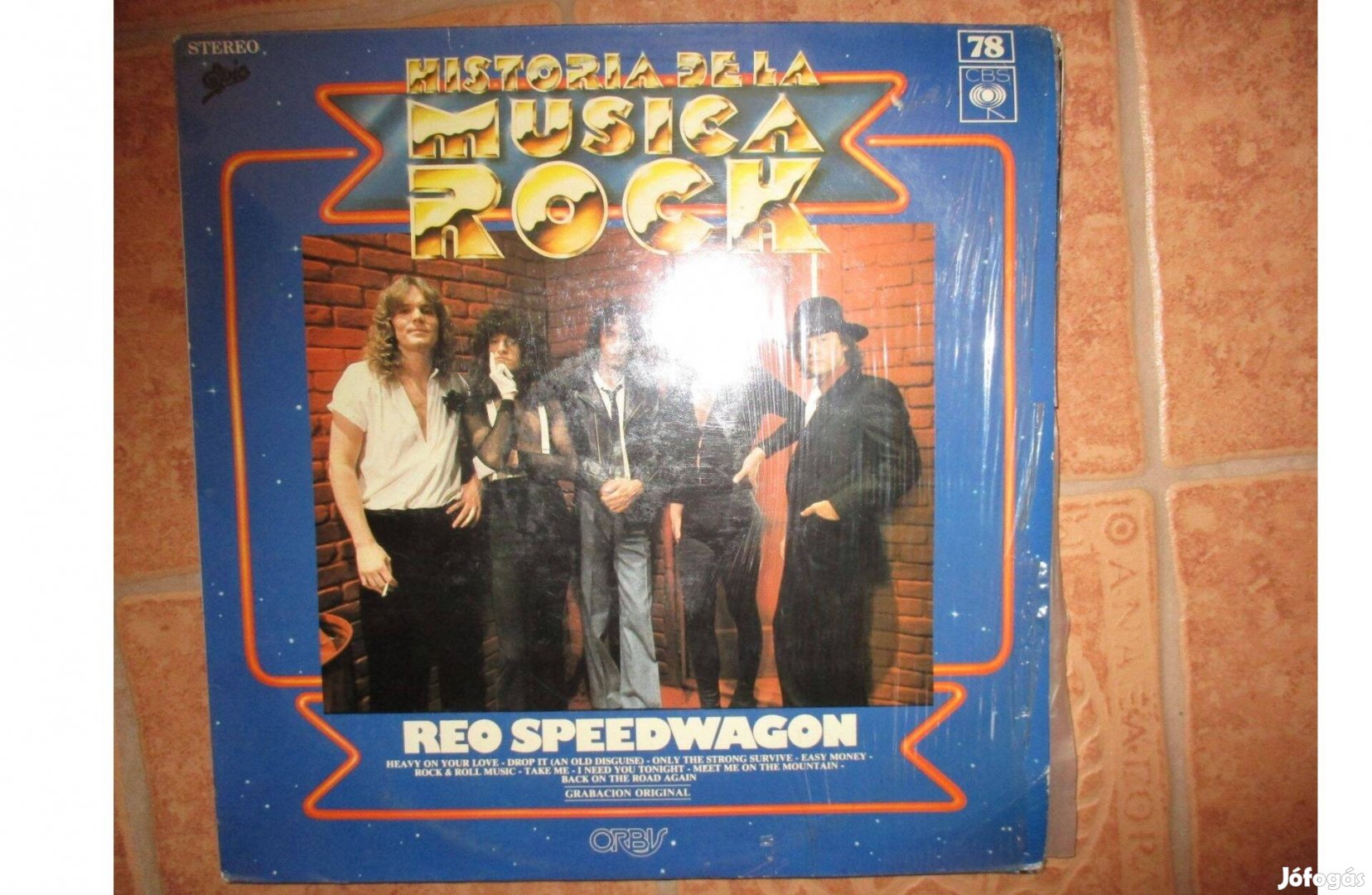 Historia de la Musica Rock Reo Speedwagon bakelit hanglemez