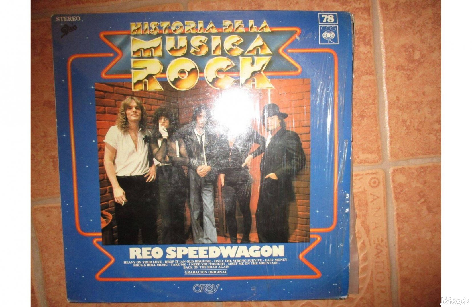 Historia de la Musica Rock Reo Speedwagon bakelit hanglemez eladó