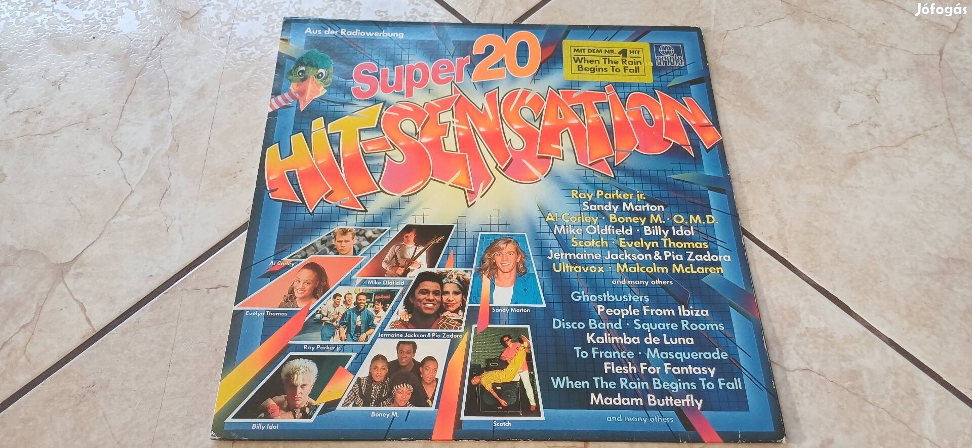 Hit Sensation bakelit hanglemez