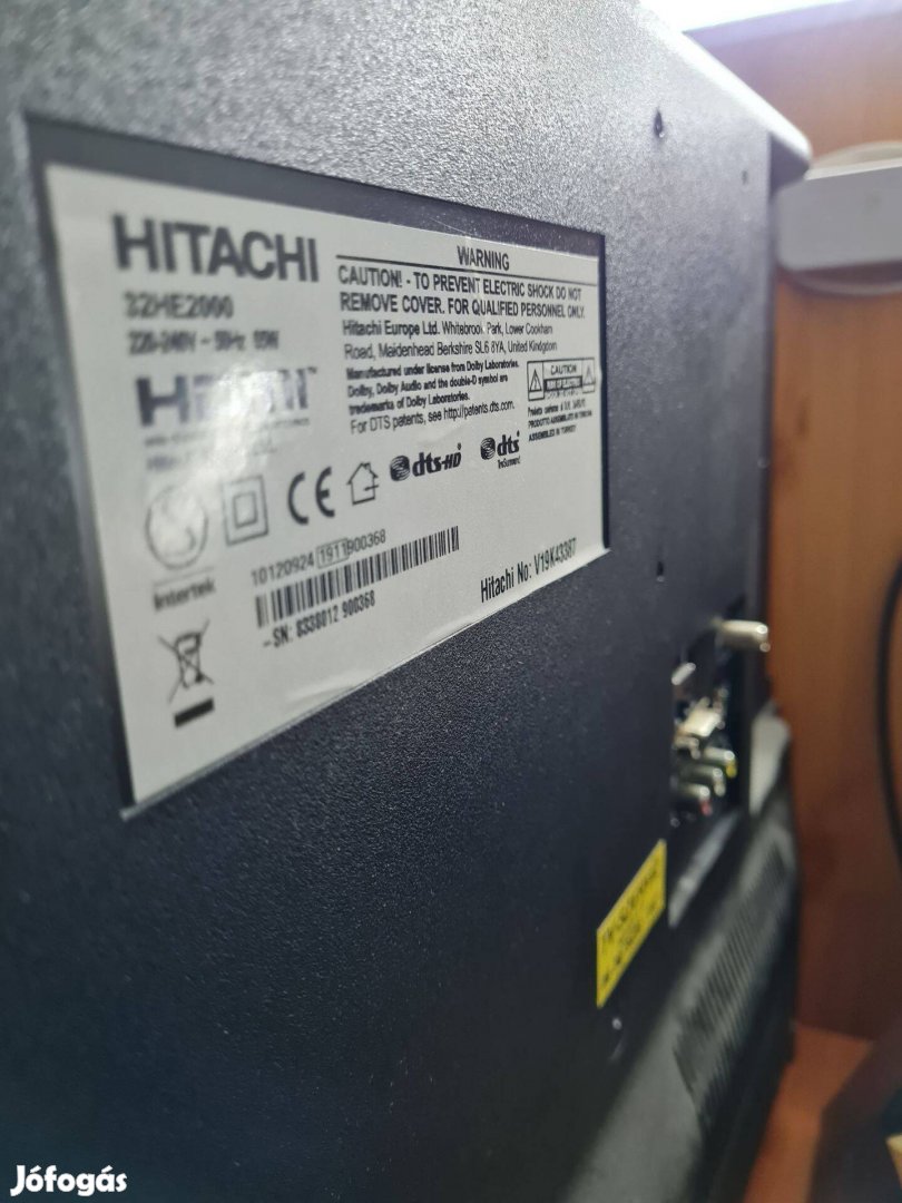 Hitachi 32" tv hibás