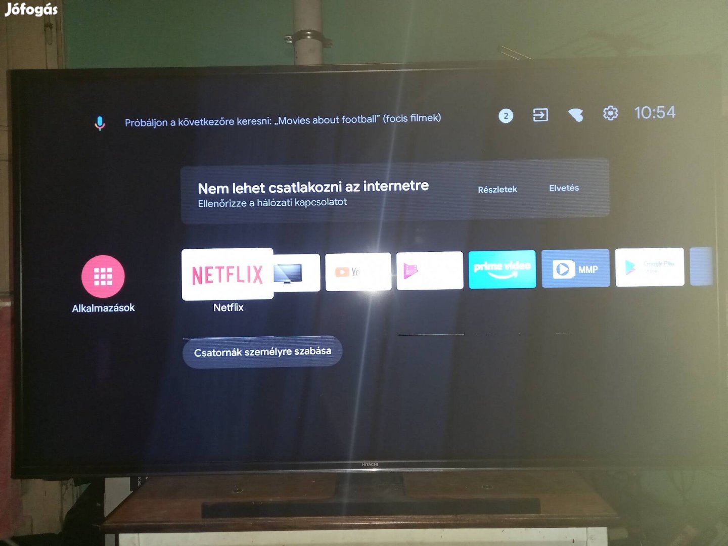 Hitachi 50" Tv Hübler István részére