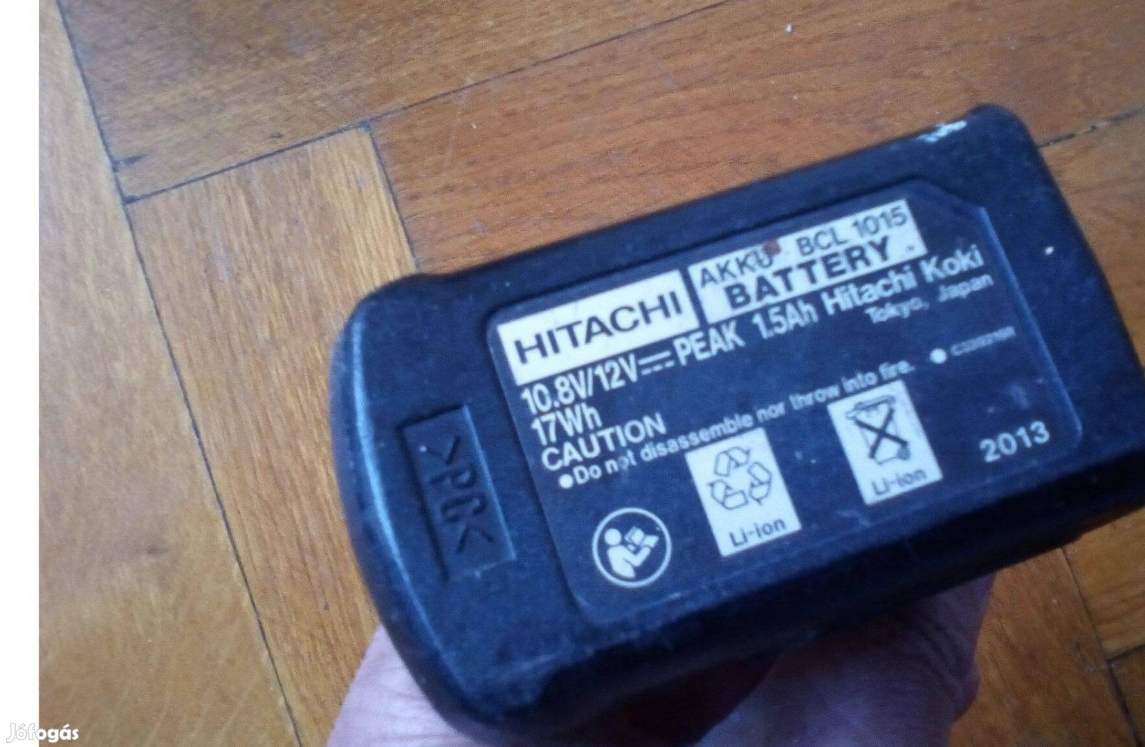 Hitachi BCL1015 akkumulátor(10.8, 12V, 1,5Ah)!