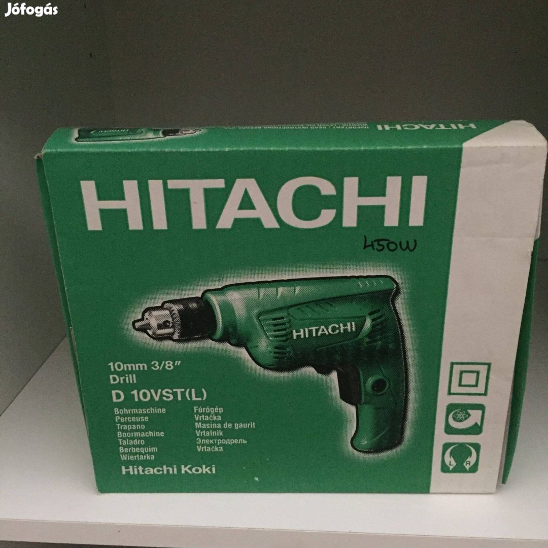 Hitachi D10VST Fúrógép 450W