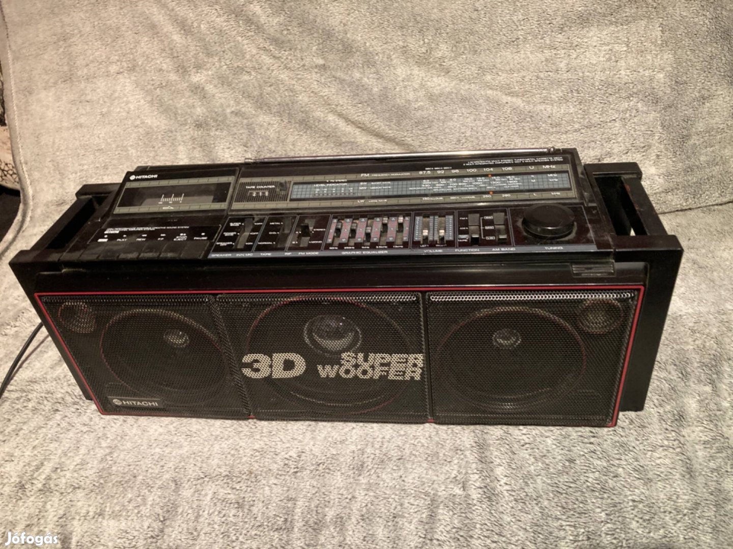 Hitachi Gettoblaster boombox