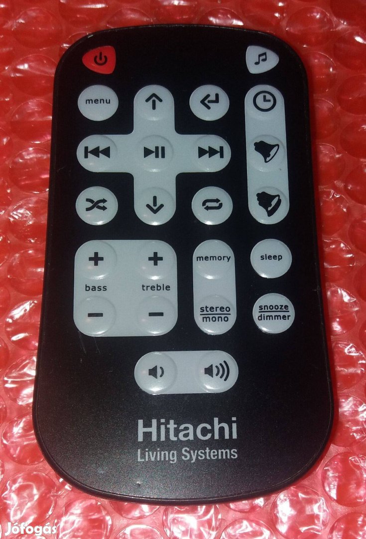 Hitachi Living Systems hifi audio távirányító