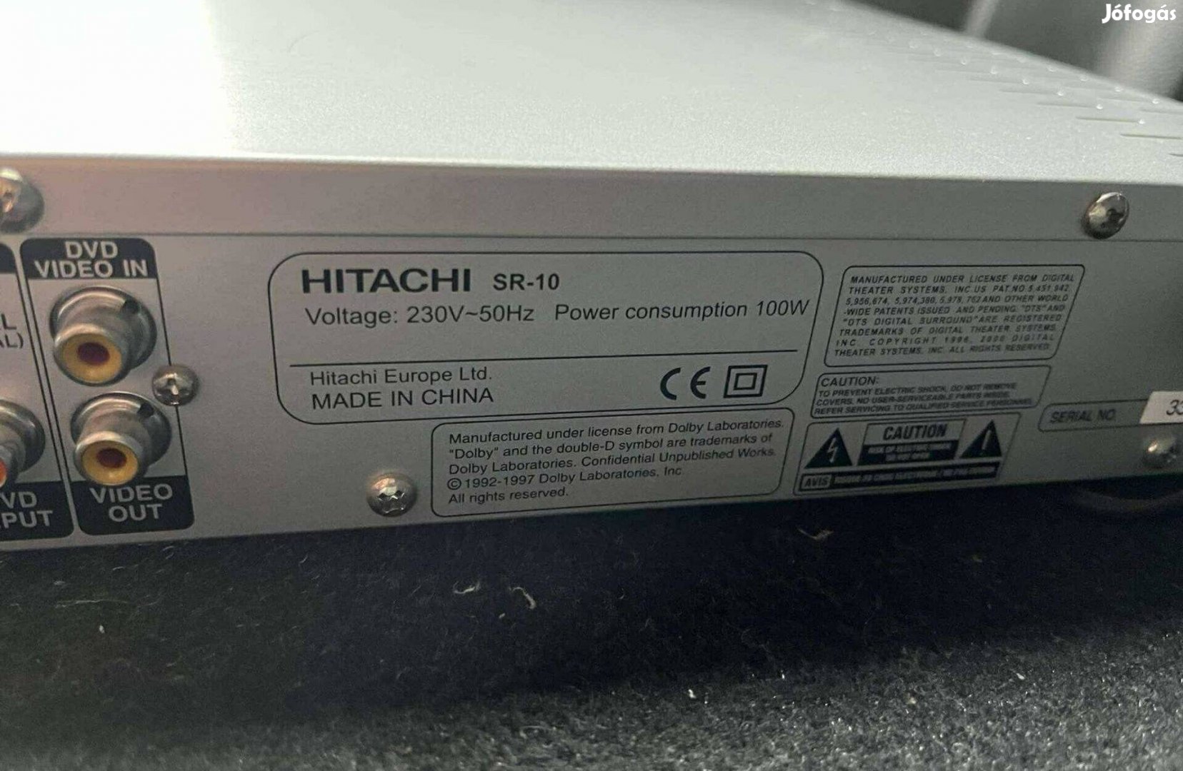 Hitachi SR-10 5.1 házimozi rendszer !!