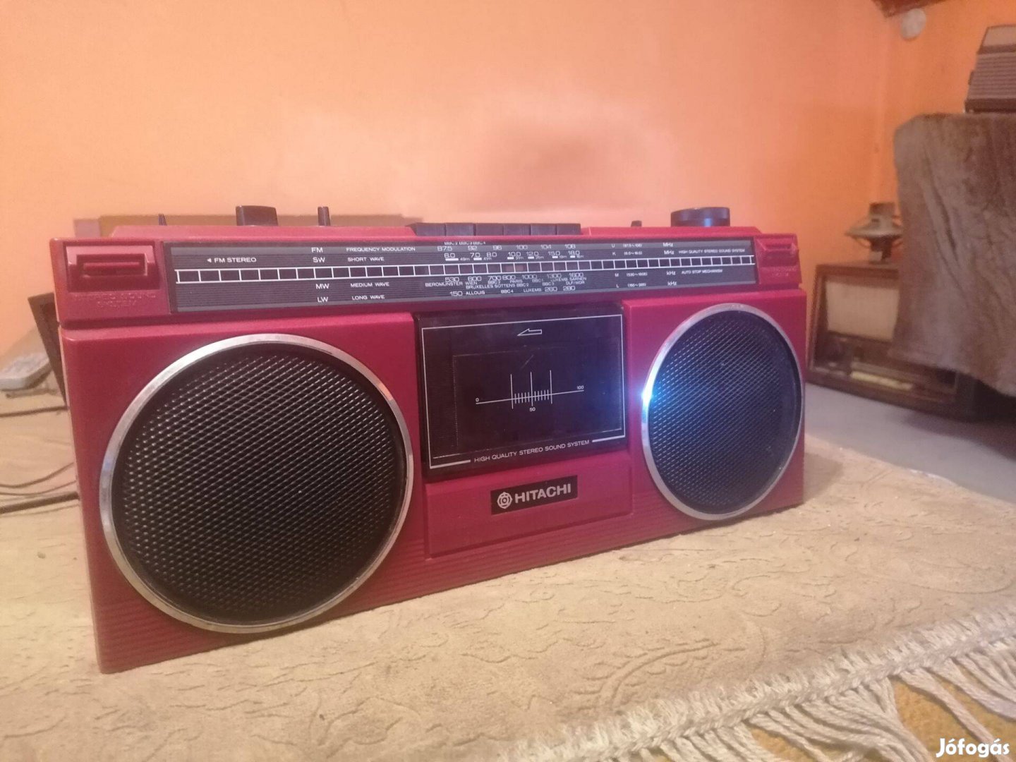 Hitachi TRK 610E boombox magnó eladó