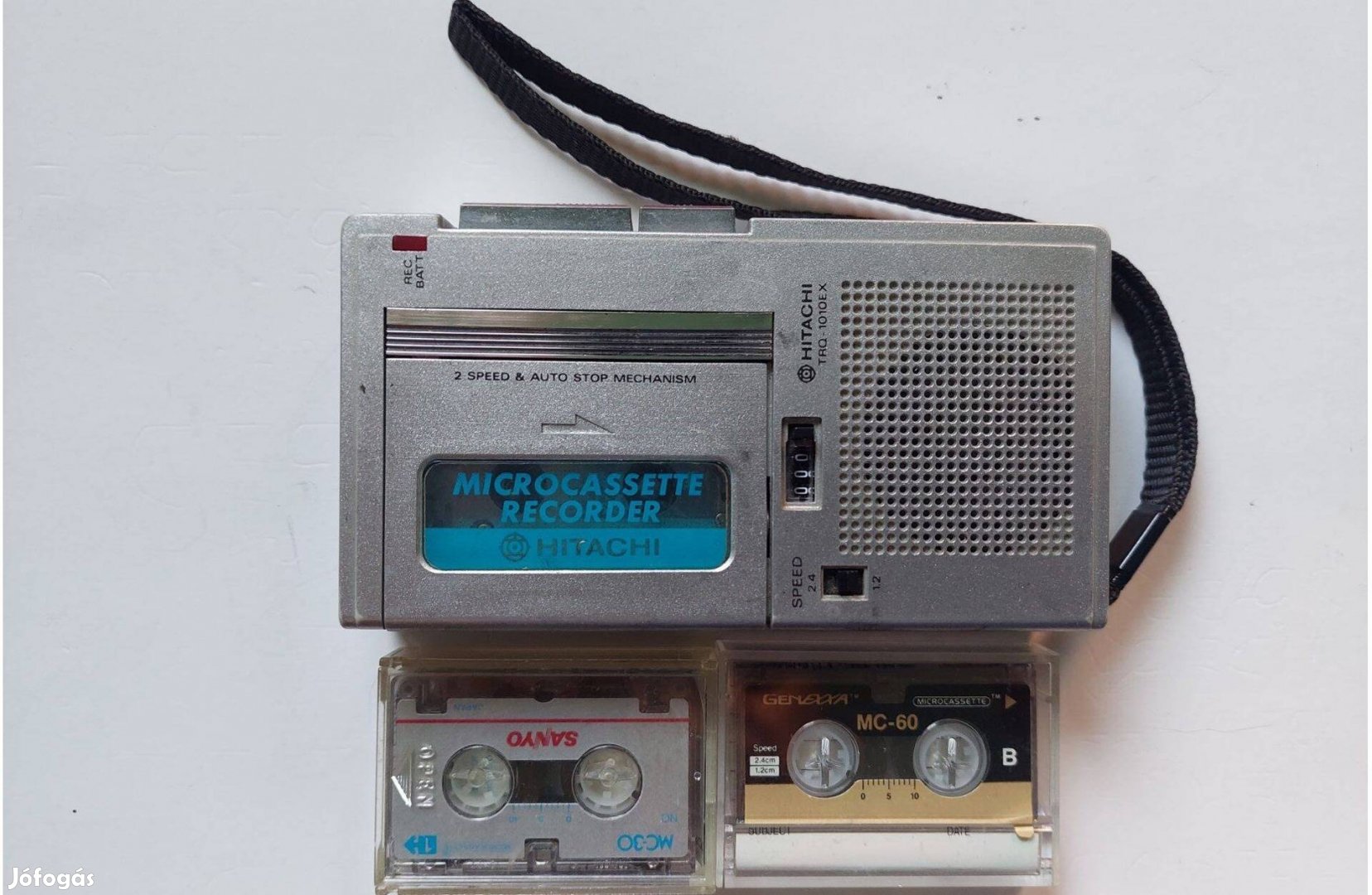 Hitachi Trq-1010EX Microcassette Diktafon Walkman Mini Kazettás MAGNÓ