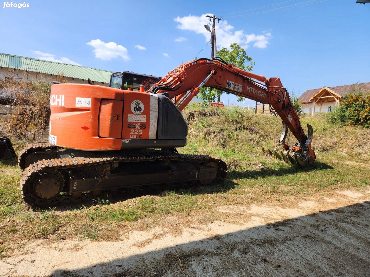 Hitachi Zaxis lánctalpas forgókotró tartozékokkal Eladó!