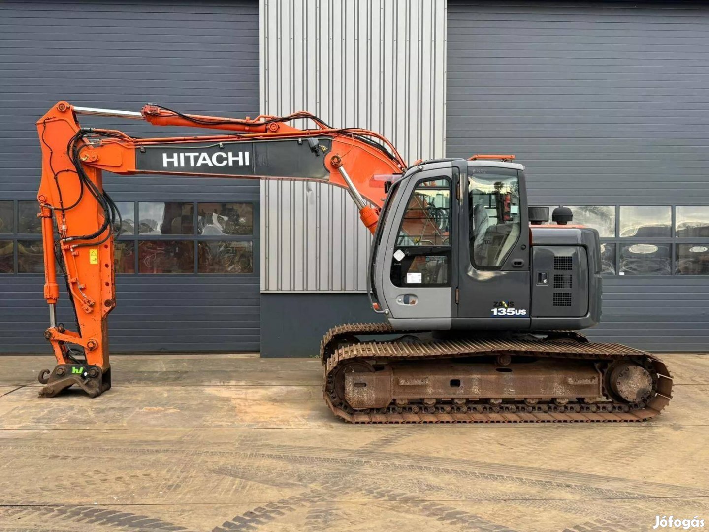 Hitachi Zx135US lánctalpas kotrógép / 8.536 üzemóra / Lízing 20