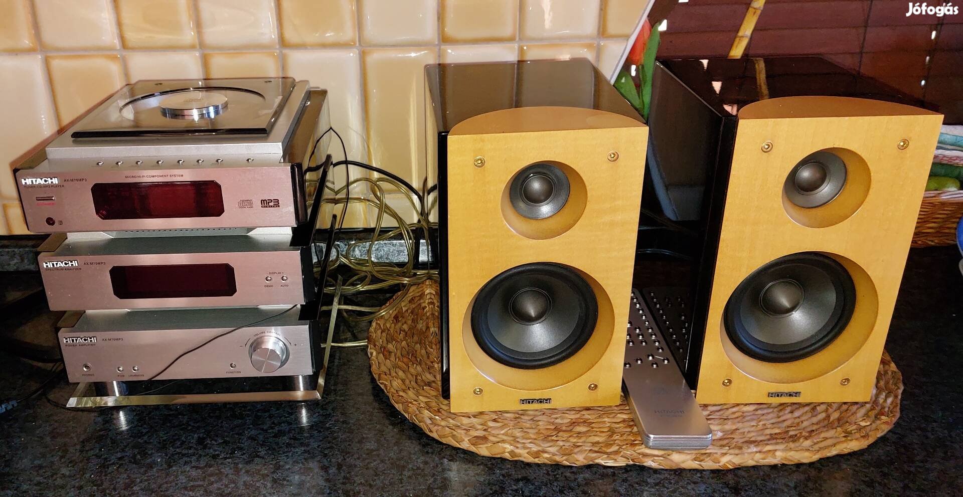 Hitachi mini hifi hibátlan, extra hangerő, gyönyörű állapot 