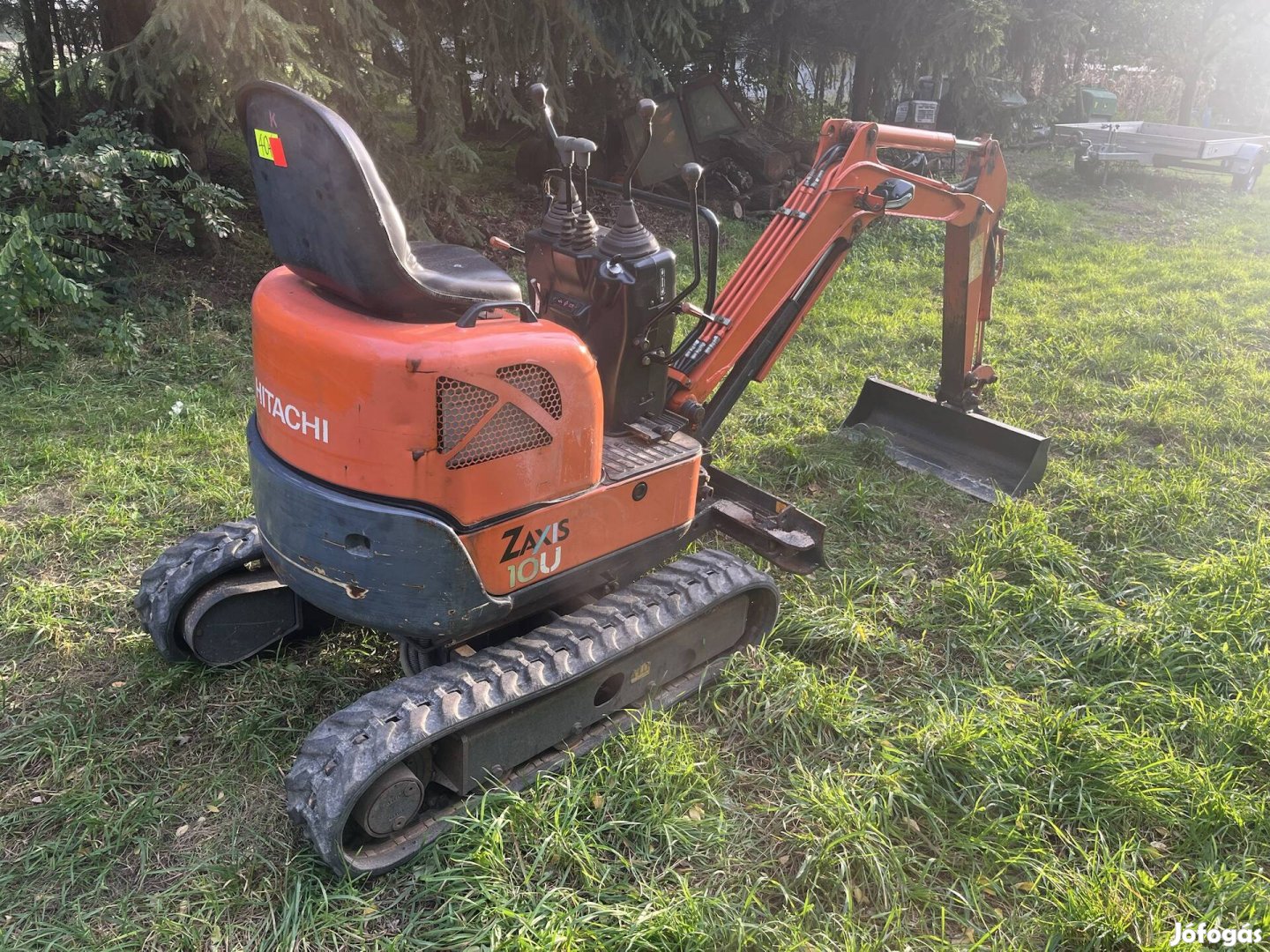 Hitachi zx10u kubota u10 minikotró árokásó