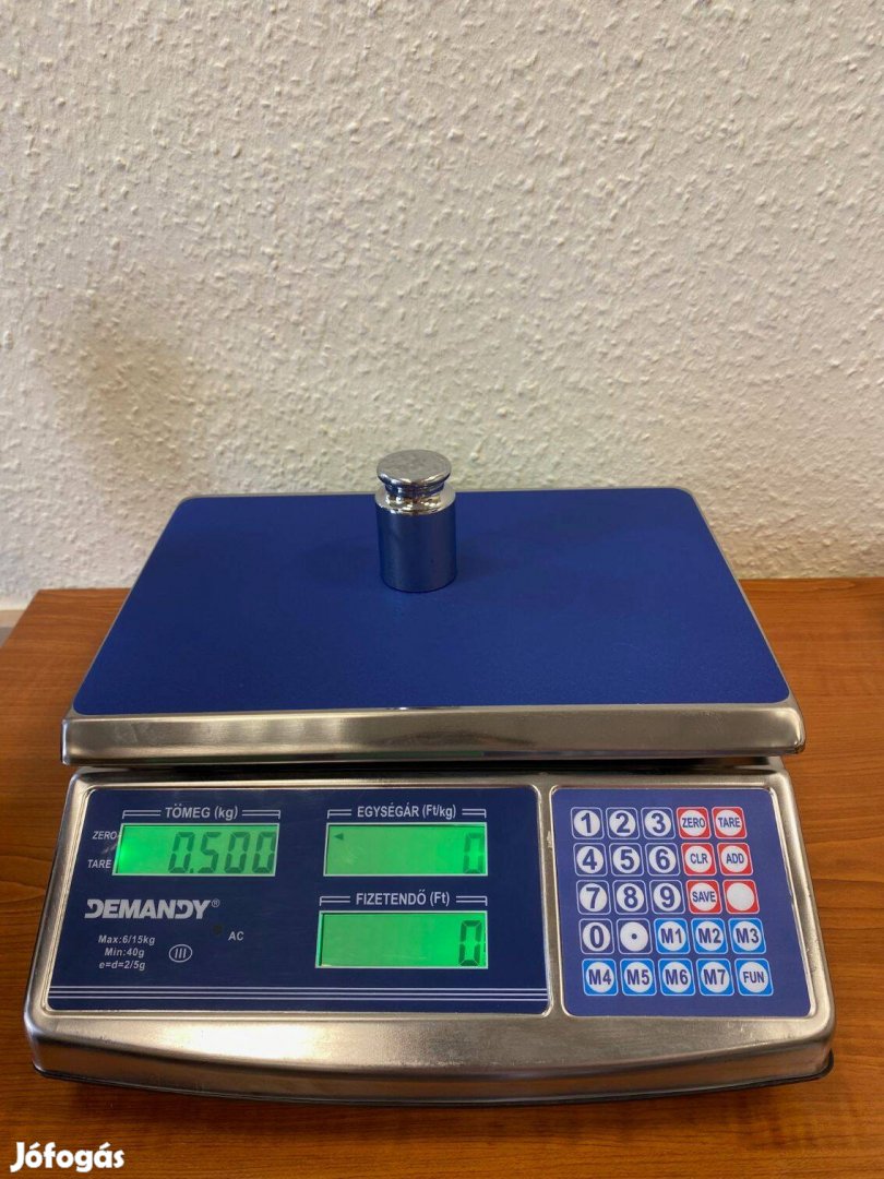 Hitelesített bolti mérleg 30 kg!