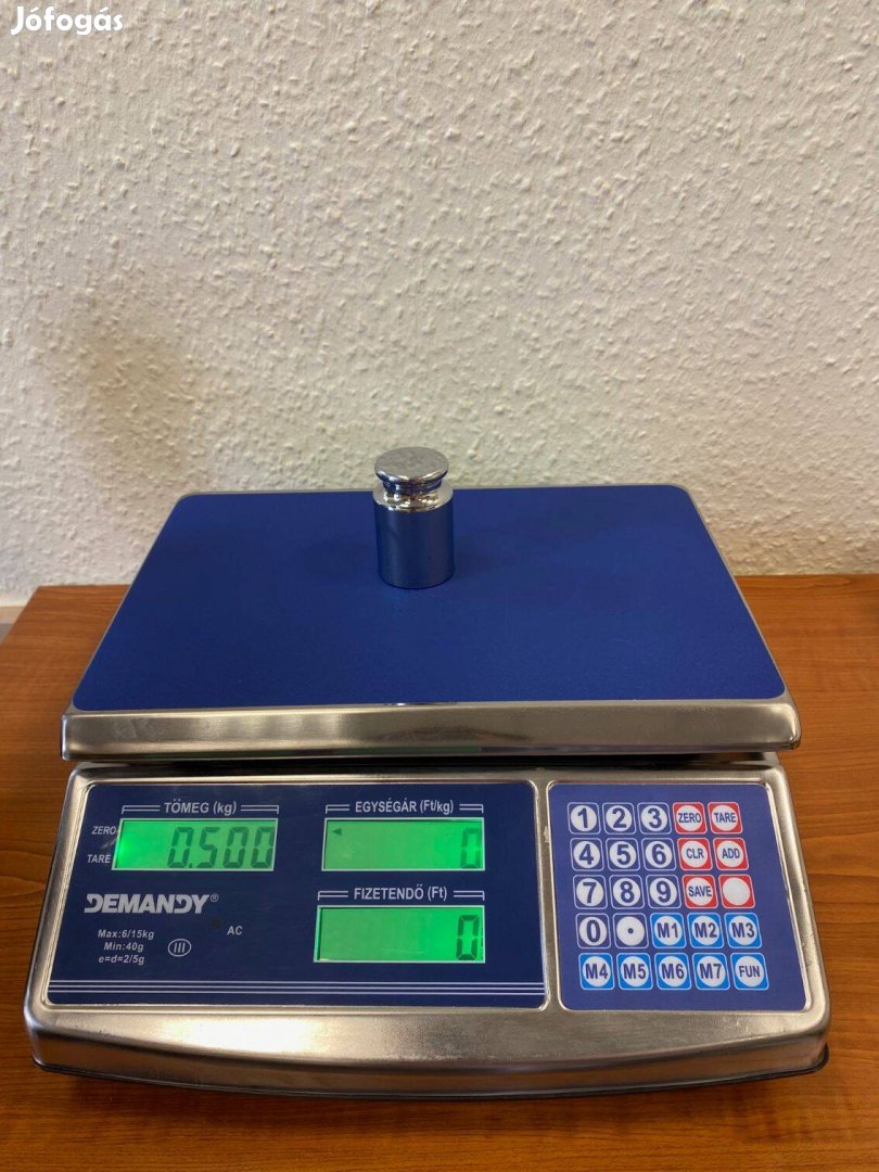 Hitelesített digitális bolti mérleg új