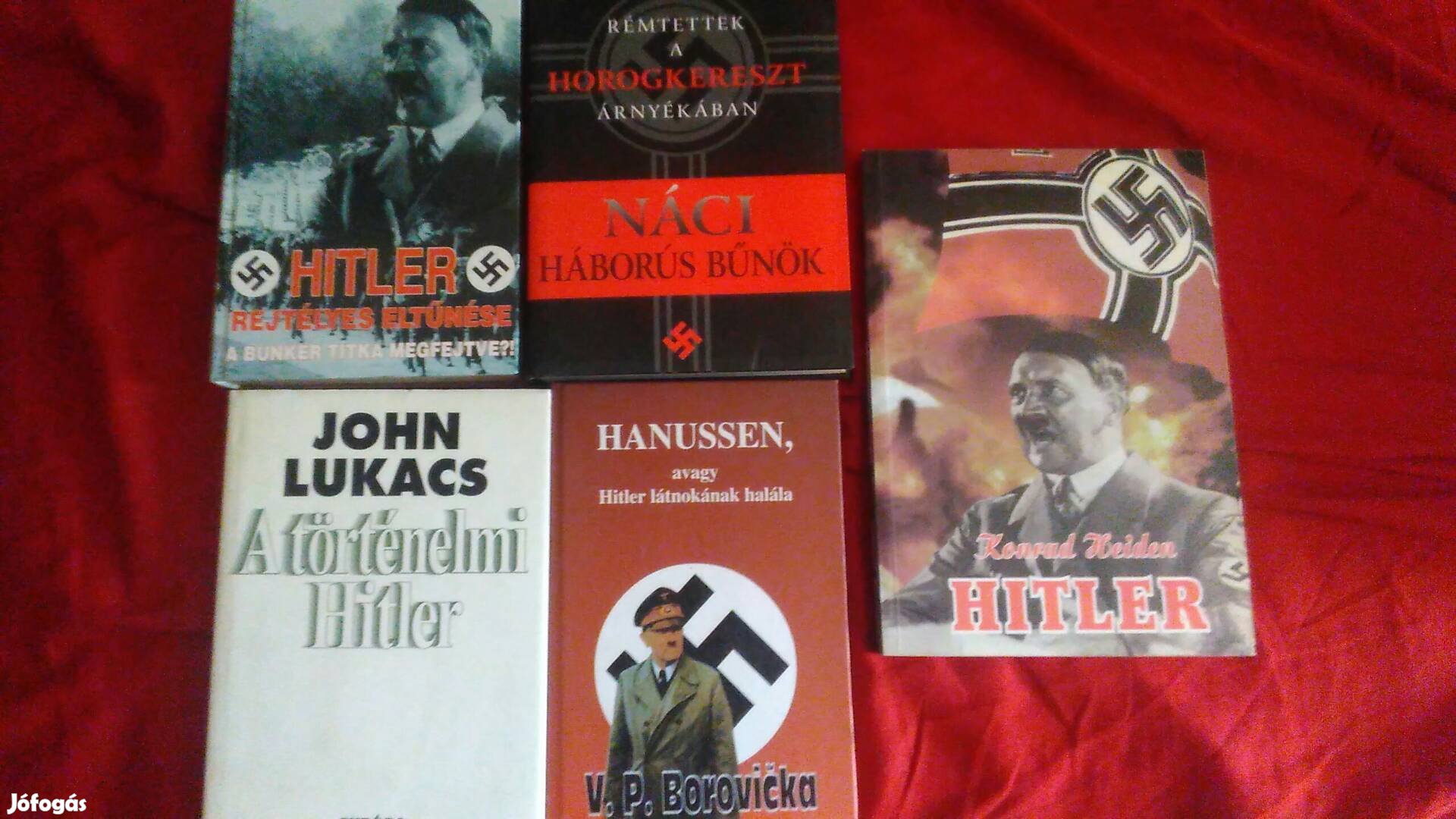 Hitler 5 db könyv