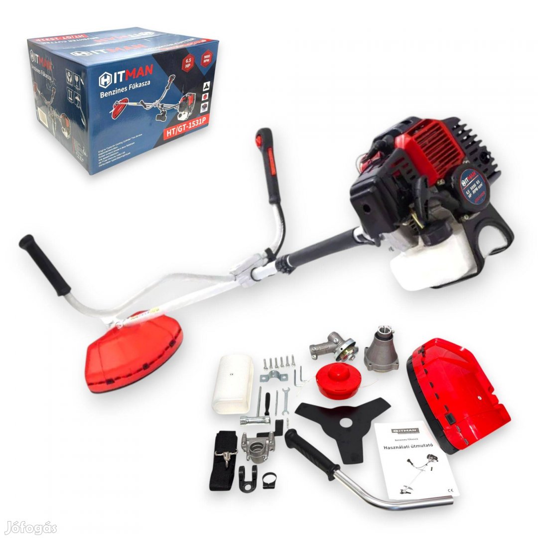 Hitman HT-GT-1531P Benzinmotoros Fűkasza és bozótvágó gép