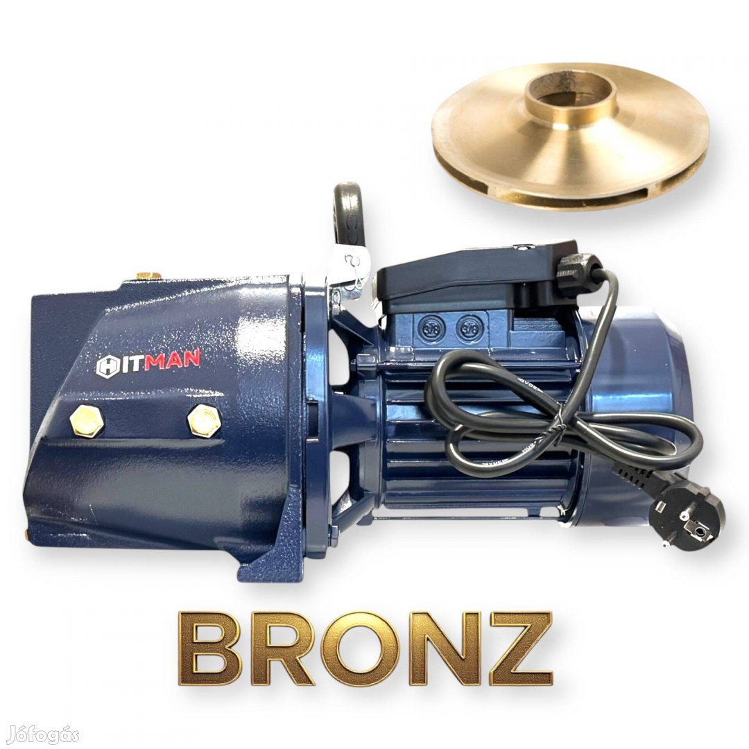 Hitman HT-Jbr-6832 öntvényházas kerti szivattyú bronz lapáttal 2750W