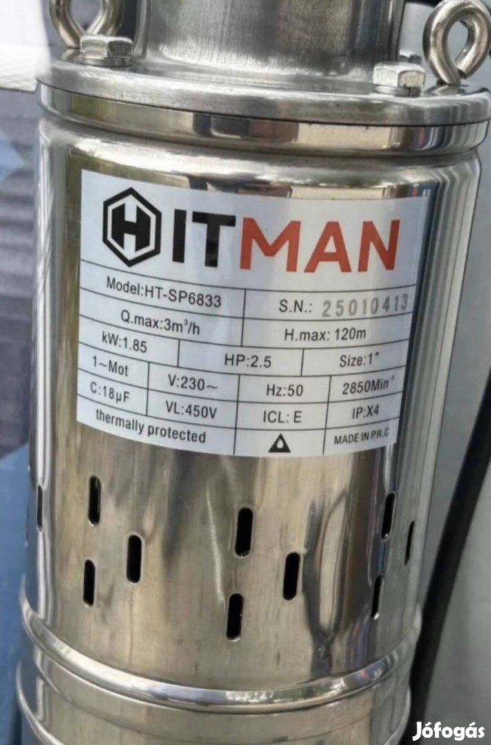 Hitman Melykúti cső szivattyú 1850kW