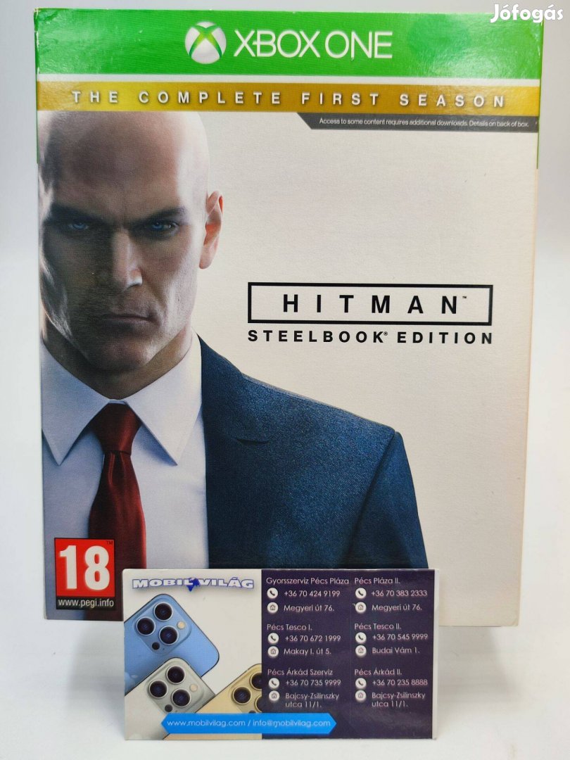 Hitman Steelbook Edition Xbox One Garanciával #konzl0823