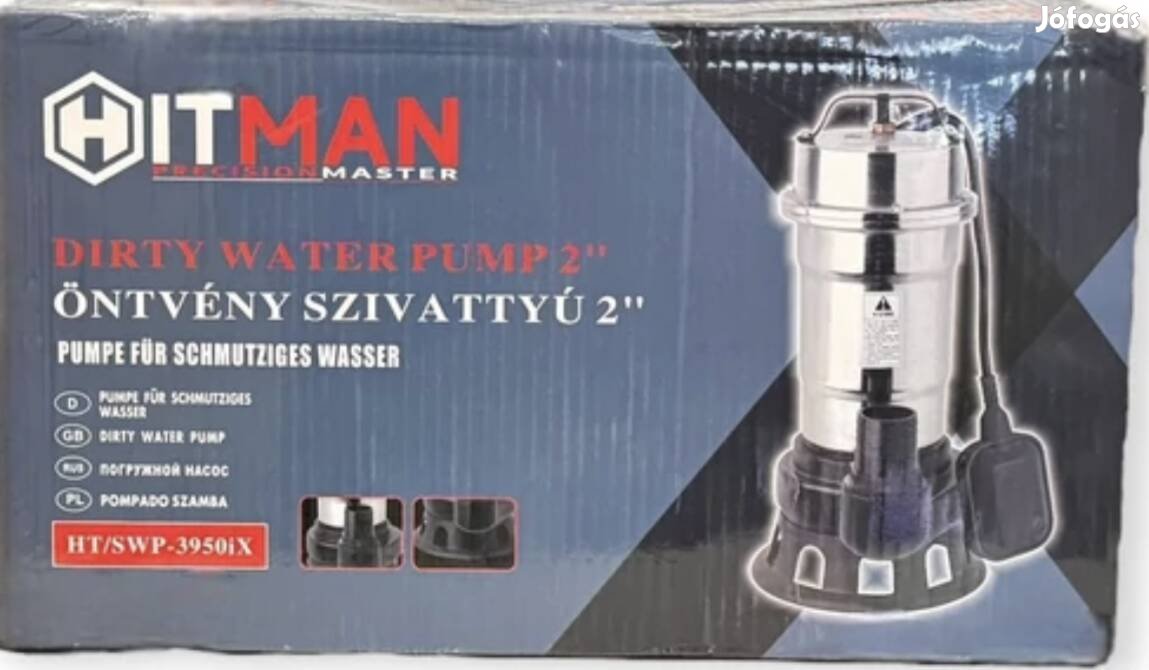 Hitman nagy teljesítményű darálós, úszókapcsolós