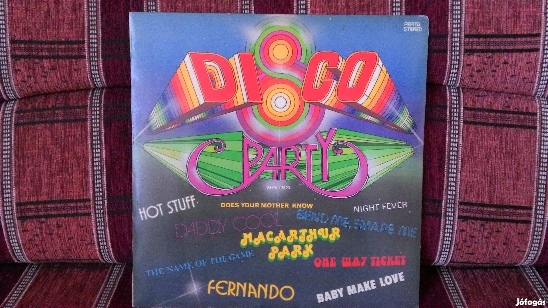 Hits Disco Party válogatás hanglemez bakelit lemez Vinyl