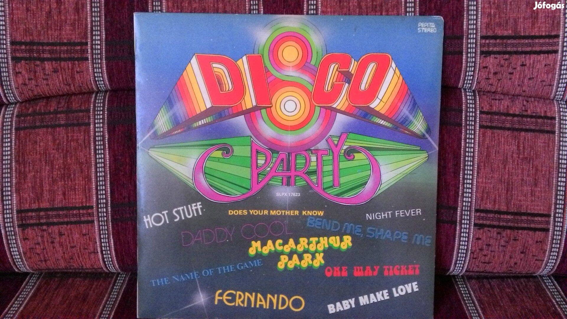 Hits Disco Party válogatás hanglemez bakelit lemez Vinyl
