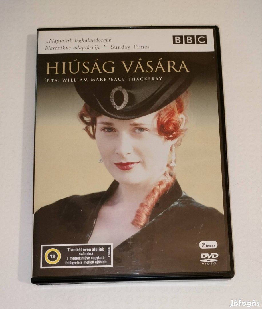 Hiúság vására dvd 2 lemezes BBC feldolgozása 