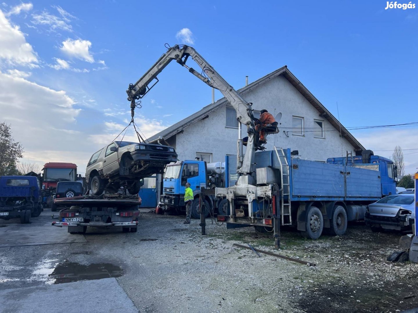 Hmk daru 10m hosszú rotátoros max 4.85t