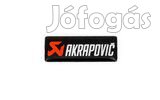 Hőálló fekete Akrapovic matrica