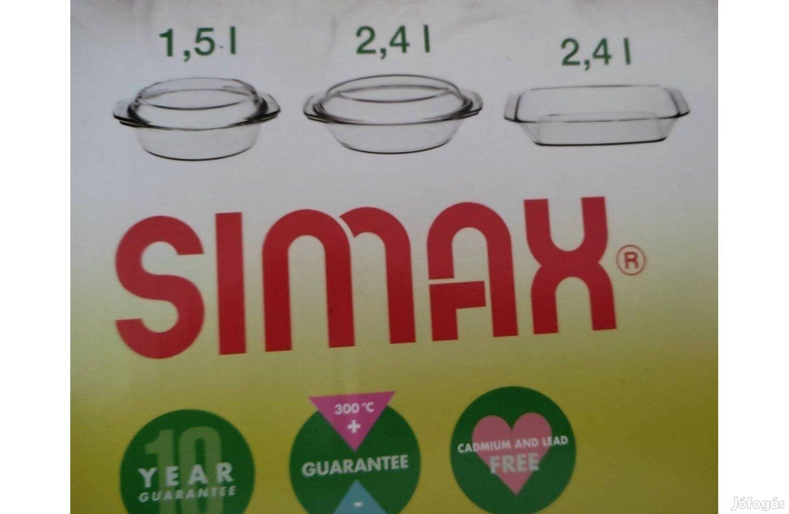 Hőálló jénai edénykészlet (Simax) 5 részes