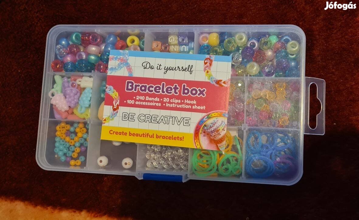 Hobbi gyöngy készlet kreatív kiegészítők alkotásához.
