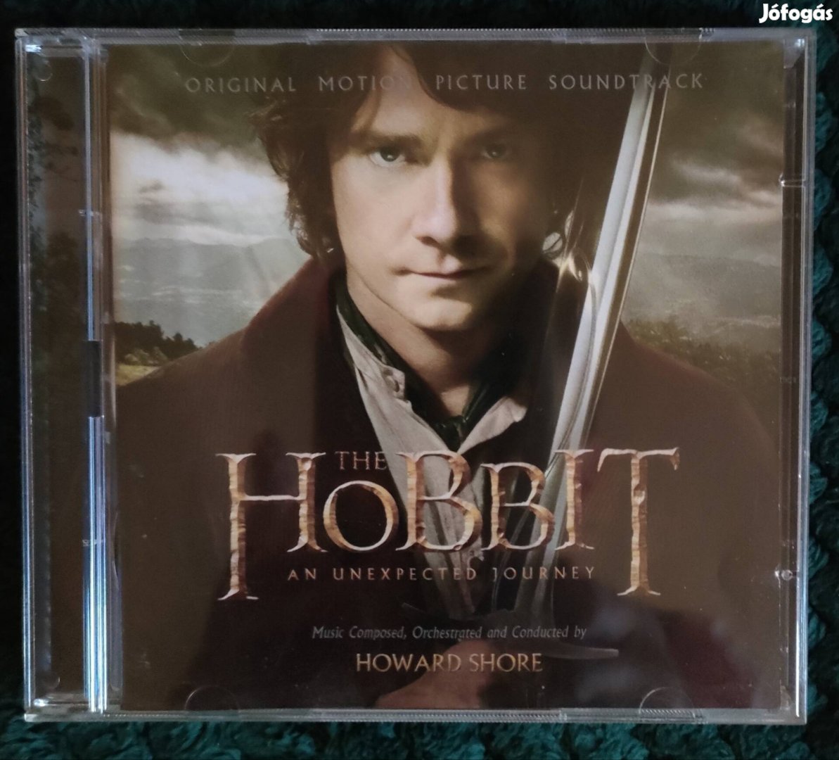 Hobbit Egy varatlan utazas filmzene dupla CD