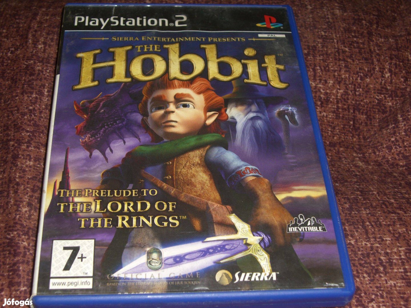 Hobbit Playstation2 eredeti lemez ( 5000 Ft)