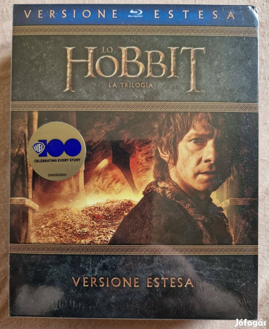 Hobbit trilógia díszdobozban blu-ray