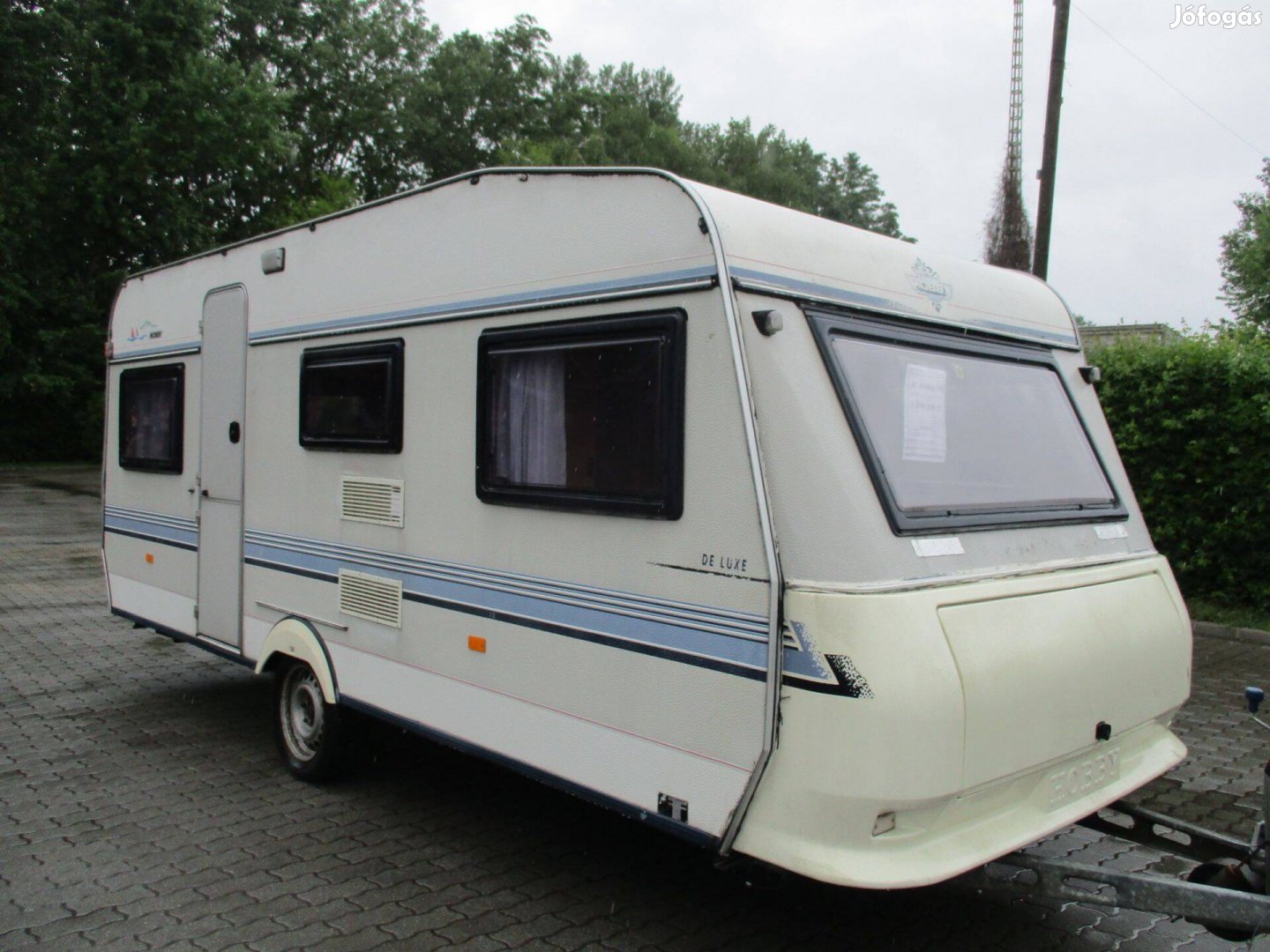 Hobby 510 lakókocsi eladó telepítésre, Szavatol Kft Vác