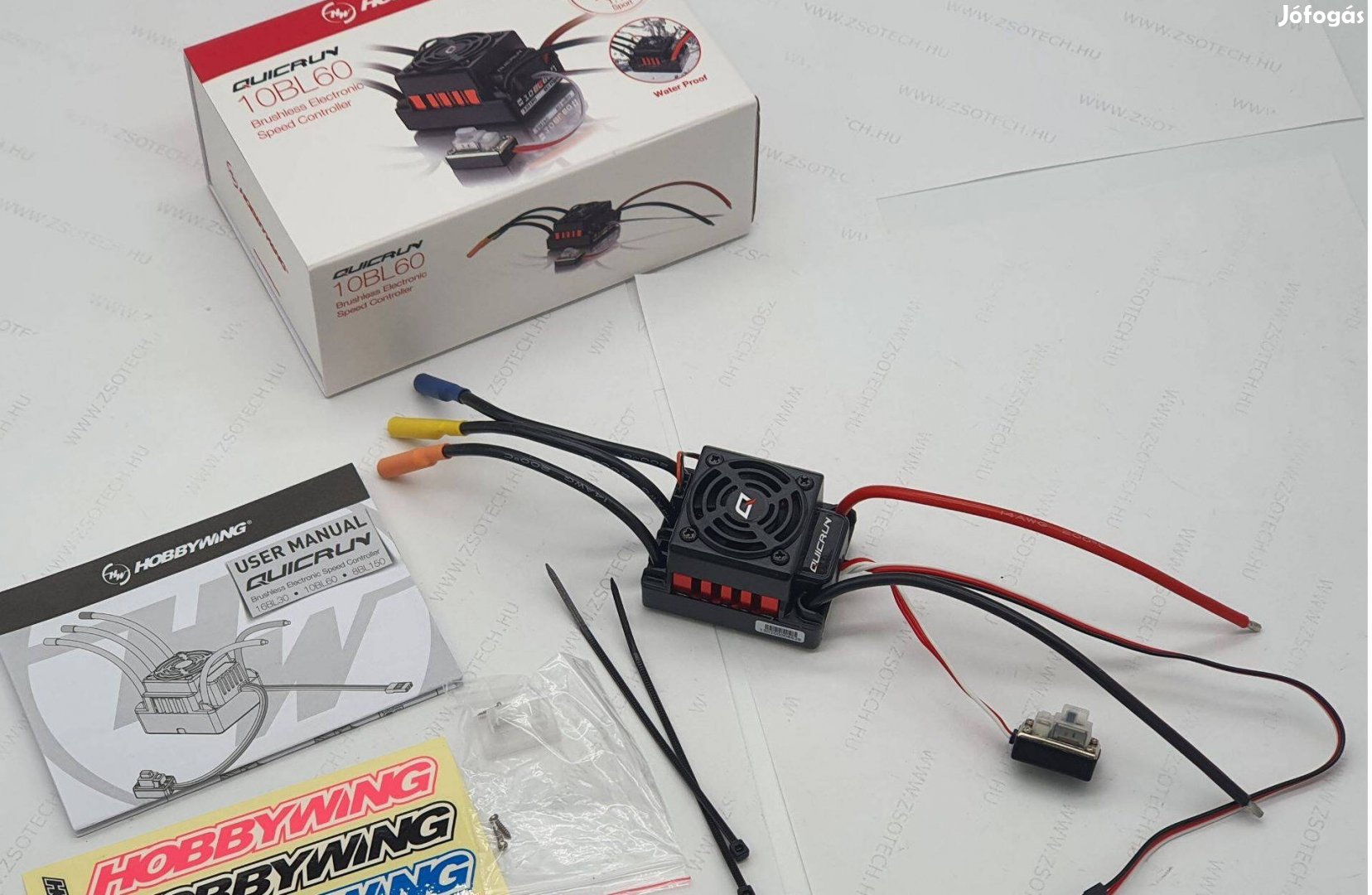 Hobbywing Quicrun 10BL60 brushless motor szabályzó ESC kefe nélküli RC