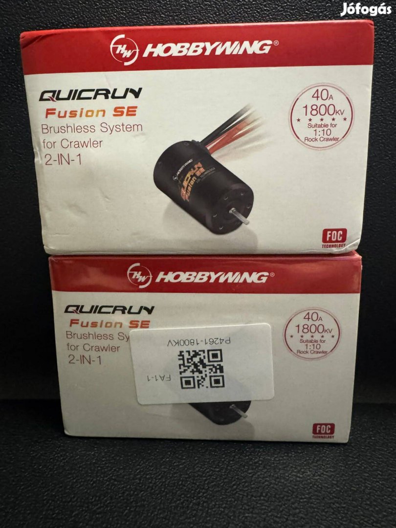 Hobbywing Quicrun Fusion SE 40A 1800KV ESC-s RC motor 2db