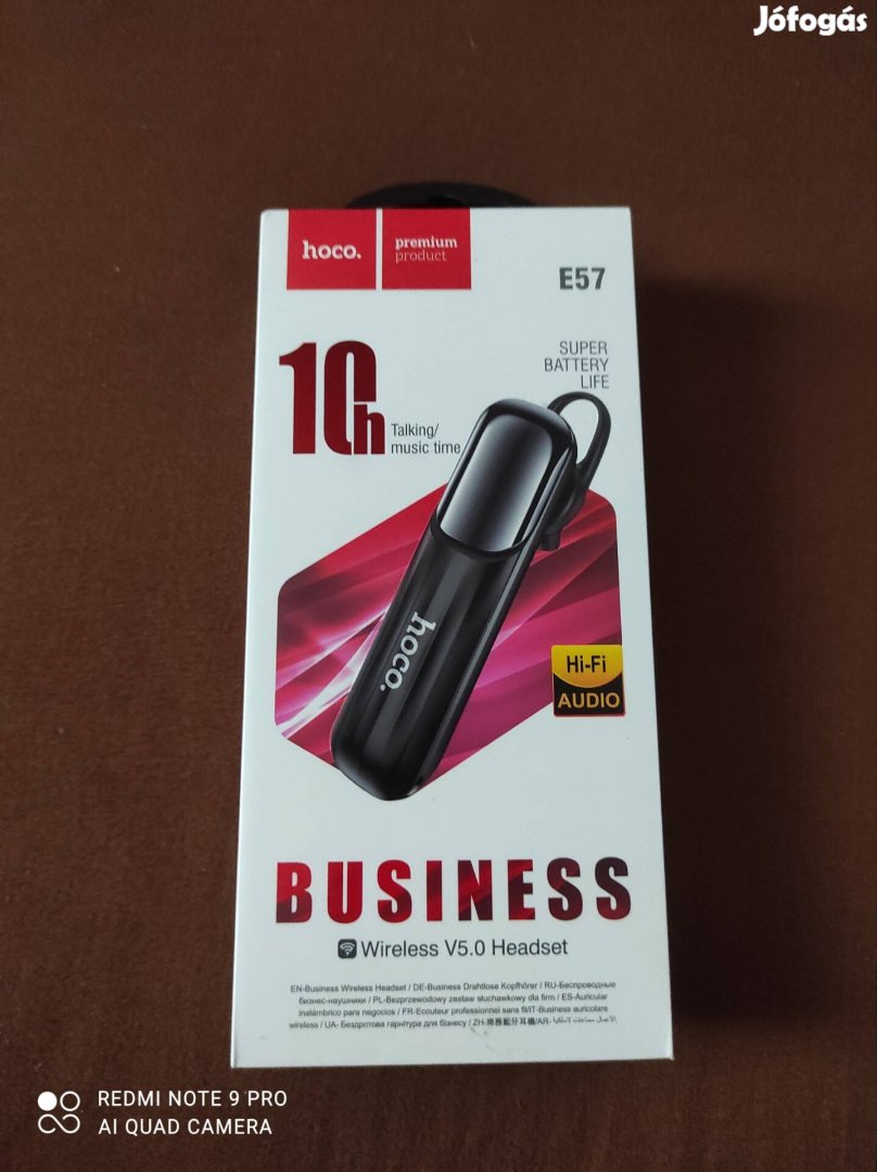 Hoco Bluetooth isheadset
