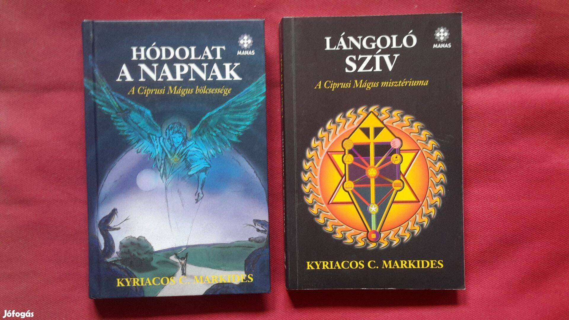 Hódolat a napnak, Lángoló szív könyvek eladók (Kyriacos C. Markides)