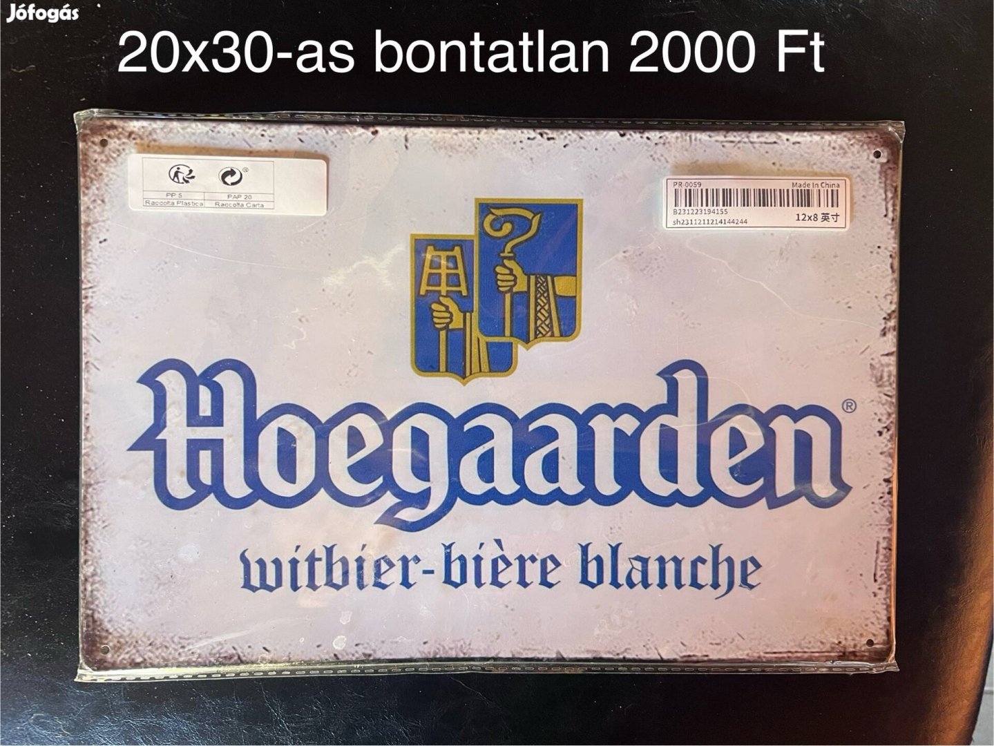 Hoegaarden tábla (bontatlan)