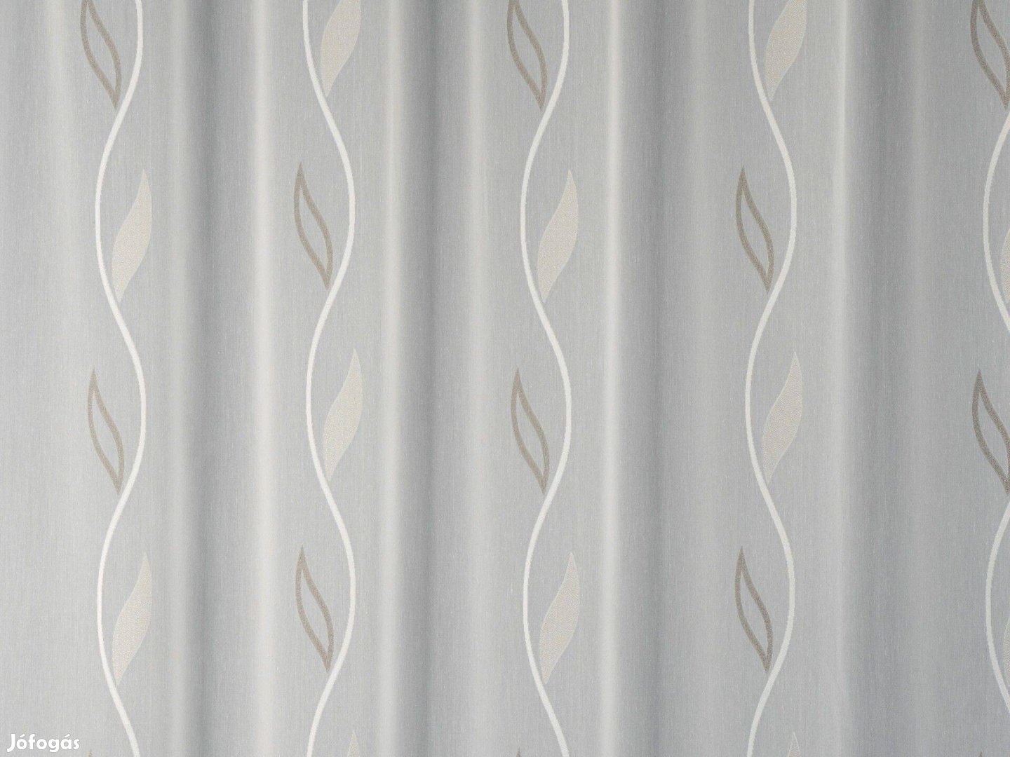 Hófehér-barna új hullám mintás függöny (8m x 180 cm)
